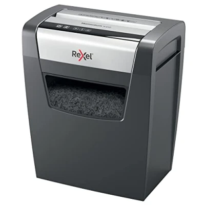 Immagine di Rexel Momentum X410 Distruggi documenti 10 Foglio Taglio a frammenti 4 x 28 mm P 23 l Distrugge anche Graffette, Punti metallici