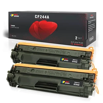 Immagine di Toner Experte Compatibile CF244A 44A Nero Cartucce di Sostituzione per CF 244A LaserJet Pro MFP M28a M28w M29w M15a M15w M16a Stampanti 2 Pack