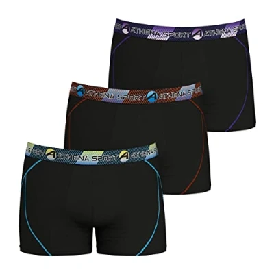 Immagine di Athena Training LN24 Intimo, Noir/Noir/Noir, XXL Uomo