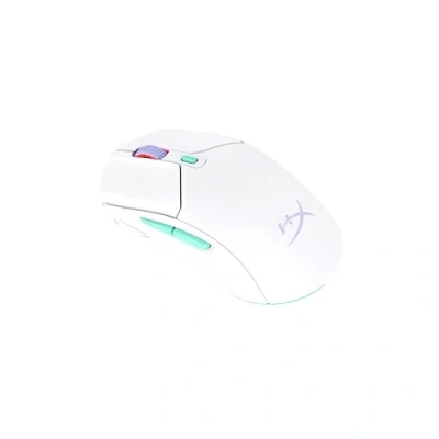 Immagine di HyperX Pulsefire Haste 2 Core, Mouse Gaming Senza Filo, Connettività 2,4 GHz, Illuminazione RGB, 6 Tasti Programmabili, 12000 DPI, Resistenza fino a 20 Milioni di Clic, Batteria 100 Ore, Bianco