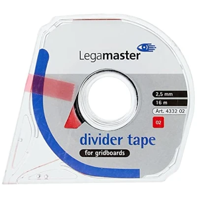 Immagine di Legamaster 7 433202 Nastro adesivo divisore per planner 2,5 mm x 16 m rosso