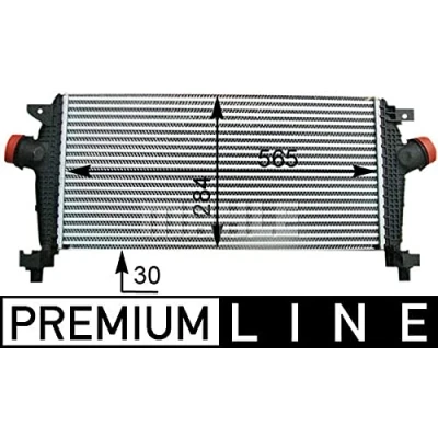 Immagine di MAHLE ORIGINAL CI 362 000P Intercooler OPEL: Astra J Hatchback