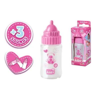 Immagine di Simba New Born Baby 105560009 Flacone per latte magico con suono, 3 suoni bambini, 13 cm, bambini a partire dai anni in su