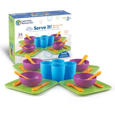 Immagine di Learning Resources Il mio set di stoviglie personale Serve It