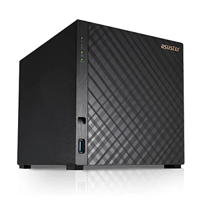 Immagine di Asustor Drivestor 4 AS1104T Bay NAS, 1.4GHz Quad Core, 2.5GbE, 1GB RAM DDR4, Network Attached Storage (Senza dischi)
