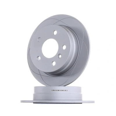 Immagine di ATE PowerDisc 24.0308 0113.1 Disco freno 258,0 8,0 5 112,0 pieno rivestito con bulloni/viti MERCEDES BENZ: Classe B, A