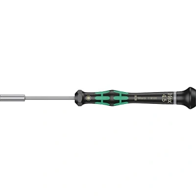 Immagine di Wera 2069 Elettronica e meccanica di precisione Cacciavite a esagono esterno Dimensione chiave (metrica): 4.5 mm Lunghezza della lama: 60 DIN ISO 691