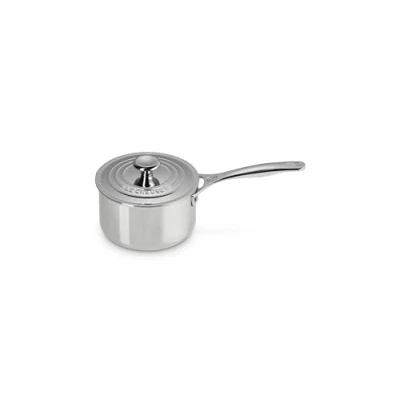 Immagine di Le Creuset Evolution Casseruola in Acciaio Inox a 3 Strati con Coperchio, diametro 16 cm, 1.9 L