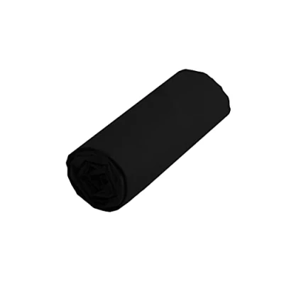 Immagine di Lovely Casa dh34820015 Alicia Lenzuolo con Angoli in Cotone, Colore Nero, 160 x 200 cm