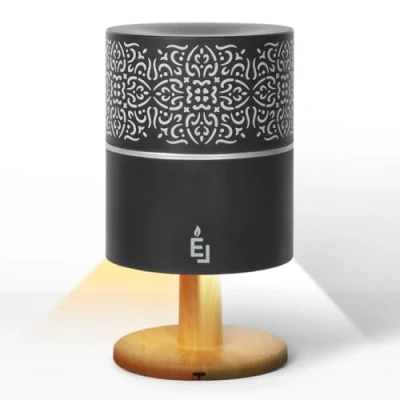 Immagine di Earnest Living diffusore di oli essenziali, classico per lampada da 260 ml, timer, luci notturne e funzione spegnimento automatico, umidificatore aromaterapia,