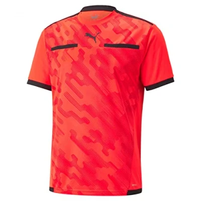 Immagine di PUMA Maillot d&#039;arbitre Teamliga, Camicia Uomo, Red Blast Nero, L