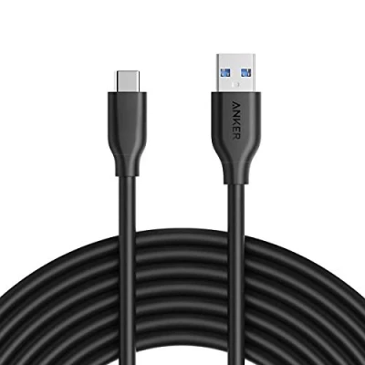 Immagine di Anker Powerline Cavo USB C A 3.0 [3 m] con Resistenza Pull up da 56k Ohm Cavetto Type Premium per Samsung Galaxy Note 8, S8, S8+,