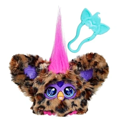 Immagine di Furby Furblets, Chee Chee, Giocattolo di Peluche Ghepardo in Miniatura