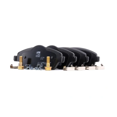 Immagine di FEBI BILSTEIN 16748 Kit pastiglie freno Assale anteriore con segnalatore acustico usura materiale di fissaggio OPEL: Corsa C Hatchback, Meriva A