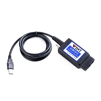Immagine di bbfly Adattatore ELMconfig OBD2, VINT TT55502 Modificato per Tutti i Sistemi Windows Compatibili con Macchine e Strumento di Scansione Accessori Camioncino Leggero Ford, MS Can