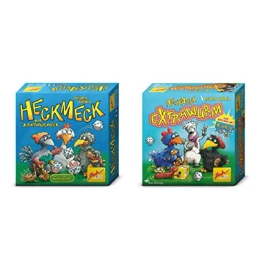Immagine di Zoch Meck sul verricello e Vermi Extra, Il Gioco turbolente con espansione in Set Bundle, a Partire da 8 Anni, Colore Bunt, 601101494, Esclusivo Amazon