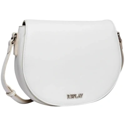 Immagine di Replay Bandoliera Saddle BAG Borsa a tracolla, Donna, Taglia: One Size, White