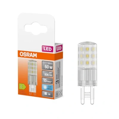 Immagine di OSRAM 4058075840546 LED (monocolore) ERP C (A G) G9 4.9 W = 60 Bianco neutro (Ø x A) 18 mm 1 pz.