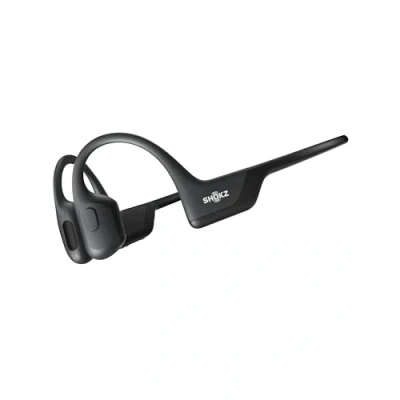 Immagine di SHOKZ auricolari OpenRun Pro a conduzione ossea, sportivi Bluetooth open ear con microfono, cuffie wireless impermeabili IP55, autonomia 10 ore, Fascia auricolare sport, Nero