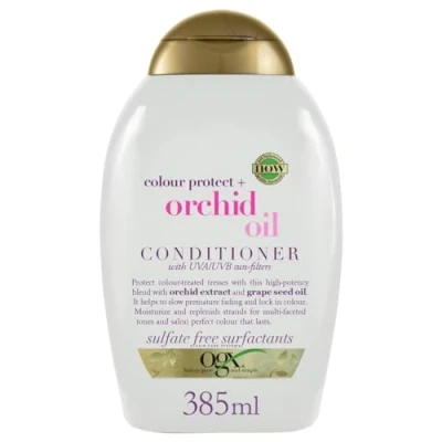 Immagine di OGX Balsamo Nutriente Capelli , Olio di Orchidea, per Tinti, 385 ml