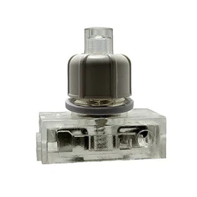 Immagine di Interruttore A pulsante di colore nero, bianco o trasparente, per lampade da 250 V, 2