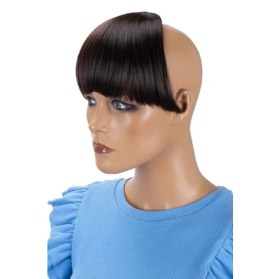 Immagine di CAISHA Bangs Clip In Extensions La Frangia Posticcio Per I Capelli Marrone Scuro HF4
