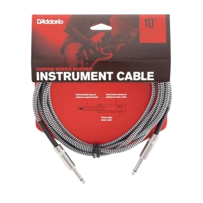 Immagine di Planet Waves D&#039;Addario Custom Series Cavo intrecciato per strumenti, 3 m