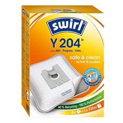 Immagine di Swirl Sacchetti per aspirapolvere Y204/Y 204 MicroPor Plus AirSpace AEG Smart misura 51