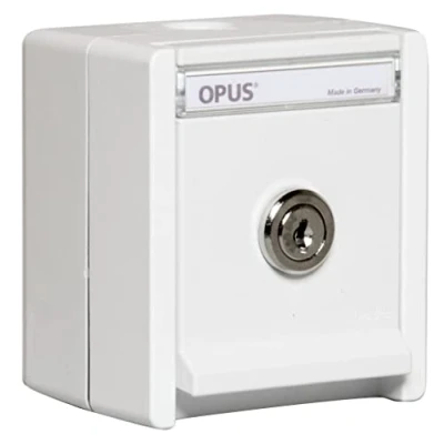 Immagine di OPUS® Resist Presa di contatto a 1 via con chiusura lucchetto &quot;8&quot;, colore bianco puro