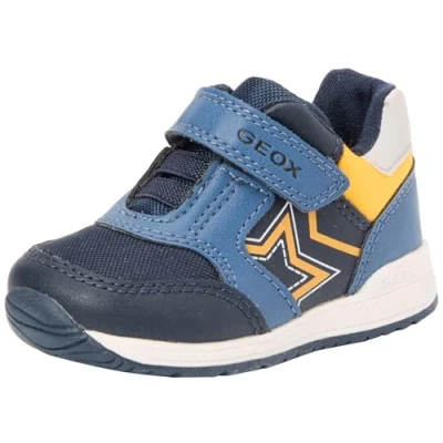 Immagine di Geox B Rishon Boy A, Scarpe da Ginnastica Bimbo 0 24, Blu B, 21 EU