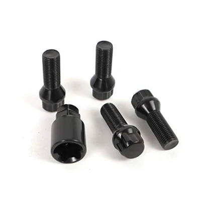 Immagine di OMP Set Di 4 Viti Antifurto Cerchi M12X1.5 Lunghezza Filettata 28Mm Forma Conica