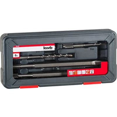 Immagine di kwb 109166 #####40CR Stahl KIT scalpelli 6 parti 5 mm, 8 10 mm SDS Plus 1
