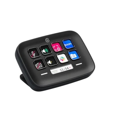 Immagine di Elgato Stream Deck Neo (Nero) 8 tasti personalizzabili, 2 Touch Point, velocizza attività e flussi di lavoro controlla Word, Excel, PowerPoint, Teams, Zoom, Spotify altro per Mac PC