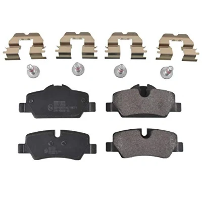 Immagine di FEBI BILSTEIN 116290 Kit pastiglie freno Assale posteriore Predisposto per contatto segnalazione usura con materiale di fissaggio MINI: Hatchback