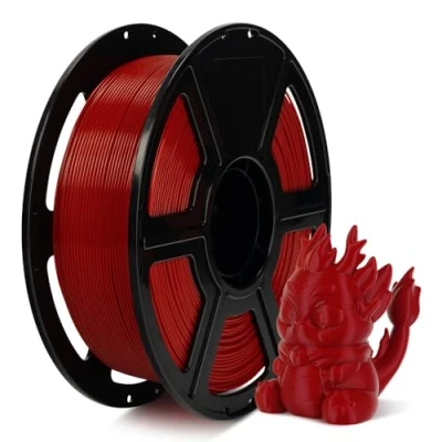 Immagine di FLASHFORGE filamento PLA ad alta velocità 1,75 mm, stampa fino a 8 volte più veloce, 30 500mm/s per stampante 3D stampa, rapido con qualità di (Ruby Red)