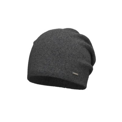 Immagine di Vivisence Invernale Cappello Classico da Donna in Morbido E Caldo Filato di Lana con Fodera Interna Tre Pieghe sul Retro per Una vestibilità Perfetta, Grigio Scuro,Taglia Unica