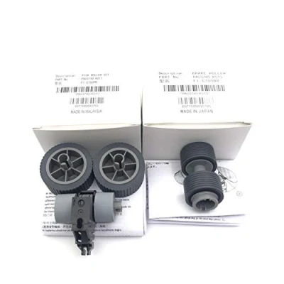 Immagine di OKLILI 1SET X PA03740 K010 K011 Kit di consumabili Rullo Pickup del Freno Separazione Compatibile con Fujitsu Fi 7600 7700 7700S bronzo