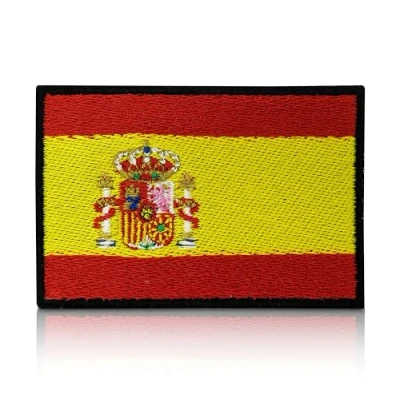 Immagine di Toppa con Bandiera spagnola chiusura ad aggancio Spain Flag WM Patch Finally Home