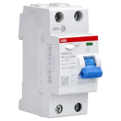 Immagine di ABB 2CSF202101R1400 Interruttore differenziale A 2 poli 40 0.03 230 V/AC, 400 V/AC