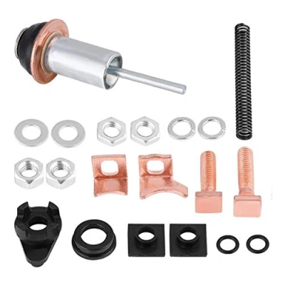 Immagine di Kit Motorino Avviamento Ebtools Starter Motor Solenoid Repair Fix Kit,Solenoid Plunger Contacts With O Ring Seals Replacement For Defender Td5 2.5 Adatto Per