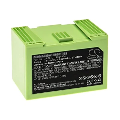 Immagine di vhbw batteria compatibile con iRobot Roomba e515840, e515440, e515240, e5154, e5158 home cleaner nero (2600mAh, 14,4V, Li Ion)