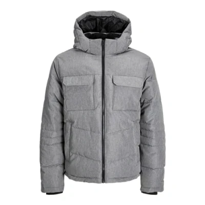 Immagine di JACK &amp; JONES Jjbuild Puffer Jacket Giacca Buffer, Chiaro Grigio Melange, L Uomo