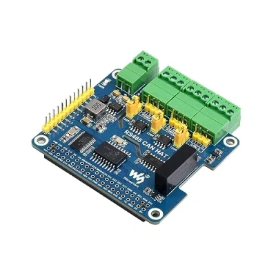 Immagine di Waveshare Isolated RS485 CAN HAT B Type for Raspberry Pi 2 Ch and 1 Multi Protections