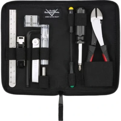 Immagine di Fender Custom Shop Kit di Strumenti Per Chitarra, Regolare Chitarre Elettriche e Basso, Nero