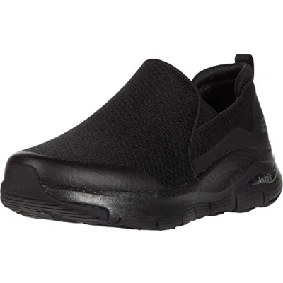 Immagine di Skechers Arch Fit Banlin, Sneaker Uomo, Black Mesh/Black Synthetic/Trim, 39.5 EU