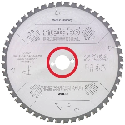 Immagine di Metabo 628227000 Lama circolare 305 mm Numero di denti: 48 1 pz.