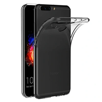 Immagine di AICEK Cover Honor 8 PRO, Huawei PRO (5.7 Pollici) Silicone Case Molle di TPU Trasparente Sottile Custodia per