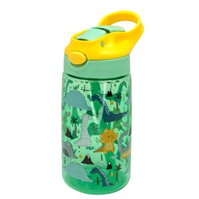 Immagine di NERTHUS FIH 918 Bottiglia per bambini riutilizzabile senza BPA con beccuccio pieghevole, ergonomica, resistente, durevole, leggera