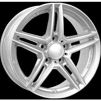 Immagine di RIAL 5 fori 17Inch 112mm cerchio in lega M10 Argento polare 1 70748M81 0 Cerchione