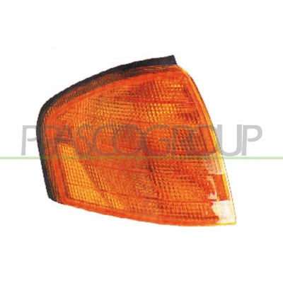 Immagine di PRASCO ME0254003 Frecce giallo anteriore Dx con portalampada MERCEDES BENZ: Classe C Sedan, T modell